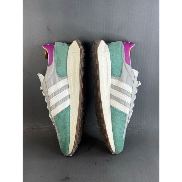 adidas Retropy E5 Grey Collegiate Green Purple athletic sneaker shoes men’s 13 main image 5
